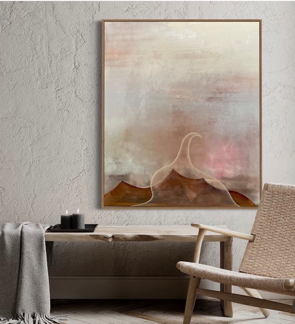 Sfeerbeeld met een abstract schilderij van Cheral Art
