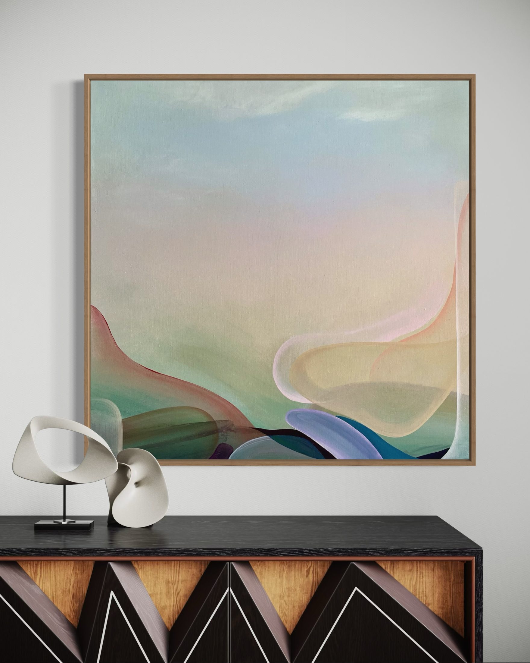 Schilderij in interieur